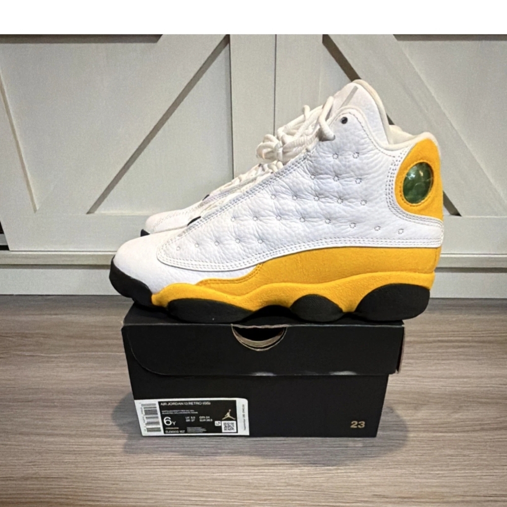 Size 6Y (GS) - Jordan 13 Retro Mid Del Sol/Women's 7.5 Optional Excellent